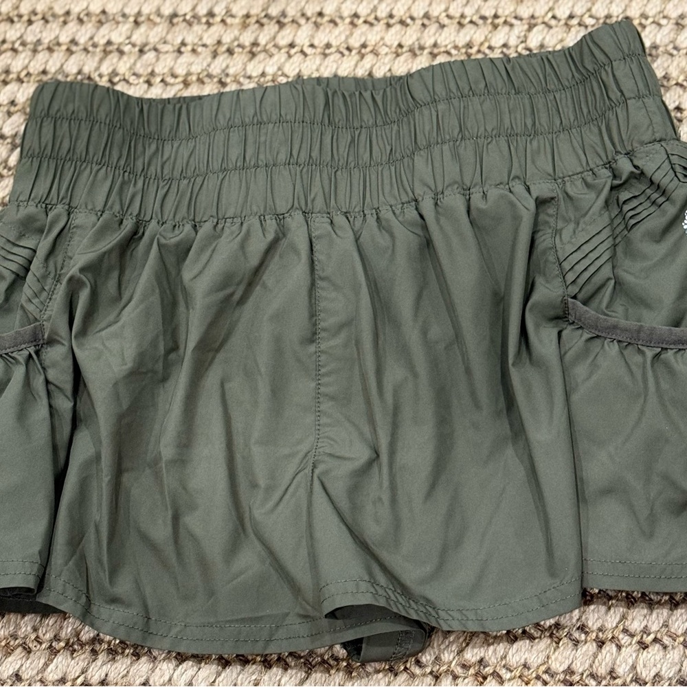 Olive Green Women's Shorts